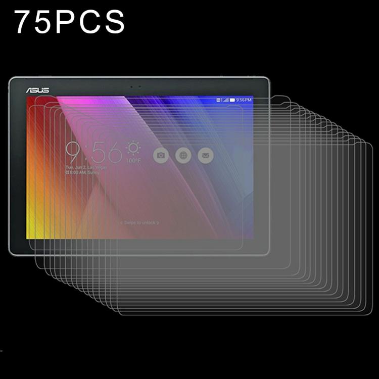 75 PCS for ASUS ZenPad 10 / Z300 0.3mm 9H Hardness Tempered Glass Screen Film