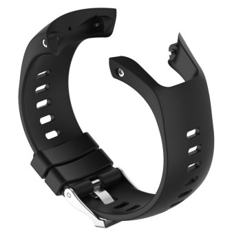 Silicone  Watch Band for SUUNTO Trainer Wrist HR(Black)