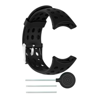 Silicone Male  Watch Band for SUUNTO M1 / M2 / M4 / M5(Black)