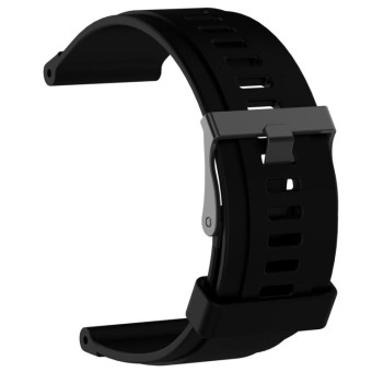 Silicone  Watch Band for SUUNTO Traverse(Black)