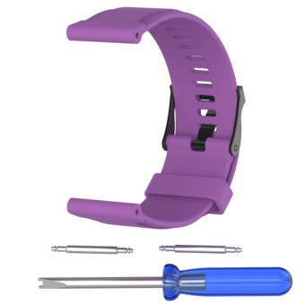 Silicone  Watch Band for SUUNTO Traverse(Purple)