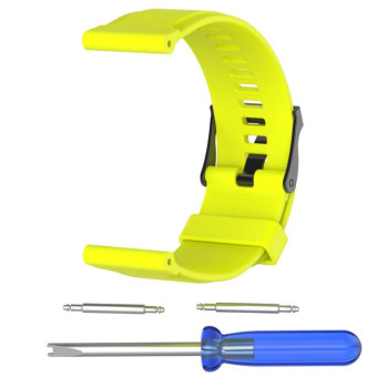 Silicone  Watch Band for SUUNTO Traverse(Cyan)