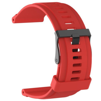 Silicone  Watch Band for SUUNTO Traverse(Red)