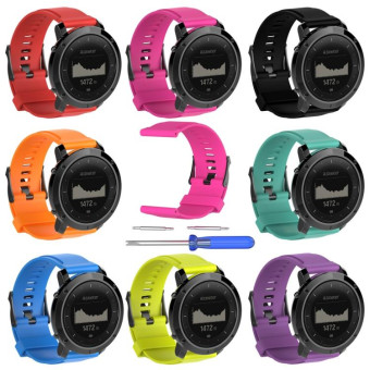 Silicone  Watch Band for SUUNTO Traverse(Red)