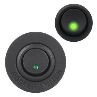 Car / Boat Modified Switch with 11cm Cable (Green Light)
