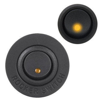 Car / Boat Modified Switch with 11cm Cable (Yellow Light)