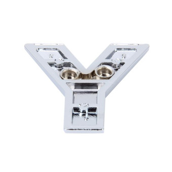 Car Vehicle Badge Emblem 3D English Letter Y Self-adhesive Sticker Decal, Size: 4.5*4.5*0.5cm