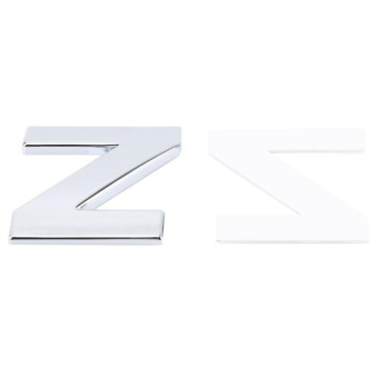 Car Vehicle Badge Emblem 3D English Letter Z Self-adhesive Sticker Decal, Size: 4.5*4.5*0.5cm