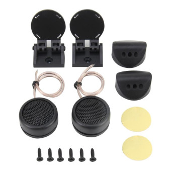 2 PCS 4 Mounting Options High Efficiency Dome Tweeter Mini Car Speaker Dome Tweeter Audio Auto Sound Component Speakers for Car Stereo