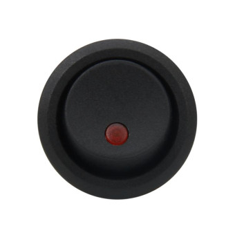 20 Amp 12 Volt Triple Plugs LED ON OFF Rocker Power Switch (Red Light)