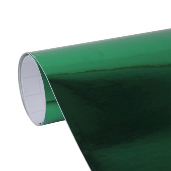 1.52m × 0.5m Electroplating Car Auto Body Decals Sticker Self-Adhesive Side Truck Vinyl Graphics(Green)