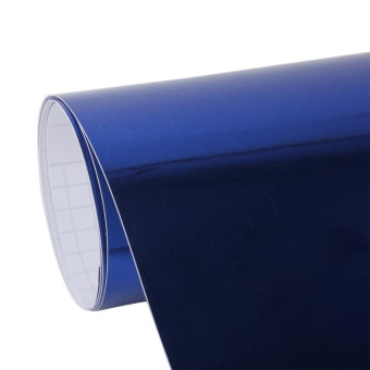 1.52m × 0.5m Electroplating Car Auto Body Decals Sticker Self-Adhesive Side Truck Vinyl Graphics(Blue)