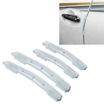 3R 3R-2103 4 PCS Rubber Car Side Door Edge Protection Guards Cover Trims Stickers(Transparent)
