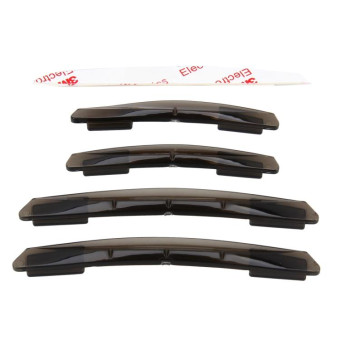 3R 3R-2103 4 PCS Rubber Car Side Door Edge Protection Guards Cover Trims Stickers(Brown)
