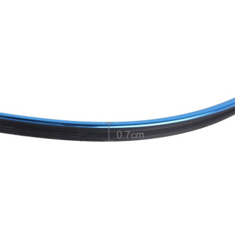 5m Flexible Trim For DIY Automobile Car Interior Exterior Moulding Trim Decorative Line Strip with Film Scraper(Blue)