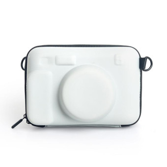 Oxford Cloth EVA Storage Bag with Strap For FUJIFILM Instax WIDE 400 / 210 / 300 (White)