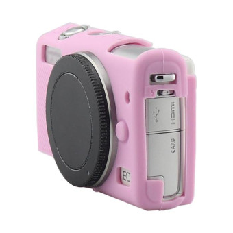 Soft Silicone Protective Case for Canon M100 (Pink)