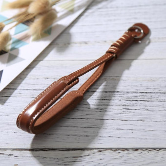 Wrist Strap Grip PU Leather Hand Strap for SLR / DSLR Cameras(Brown)