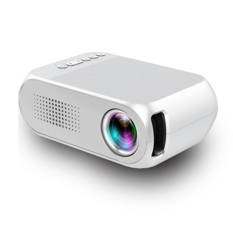 YG320 320*240 Mini LED Projector Home Theater, Support HDMI & AV & SD & USB (White)
