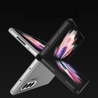 For Samsung Galaxy Z Fold3 5G GKK Ultra-thin Full Coverage PC Protective Case(Silver)