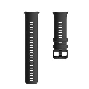 For Polar Vantage V2 Silicone Watch Band(Black)