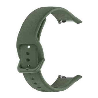 For OPPO Watch Free NFC Version Sport Silicone Watch Band(Dark Green)