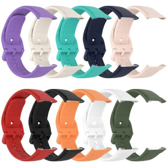 For OPPO Watch Free NFC Version Sport Silicone Watch Band(Purple)