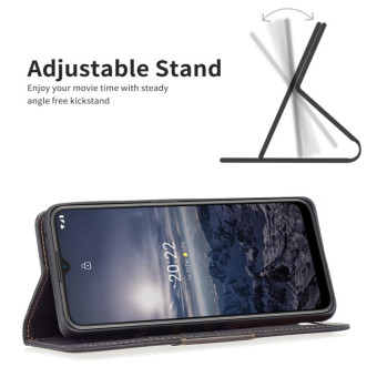 For Nokia G11 / G21 Magnetic Splicing Leather Phone Case(Black)