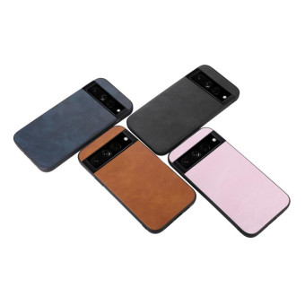 For Google Pixel 7 Pro 5G Cowhide Texture PU Phone Case(Blue)