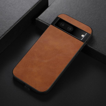 For Google Pixel 7 5G Cowhide Texture PU Phone Case(Brown)