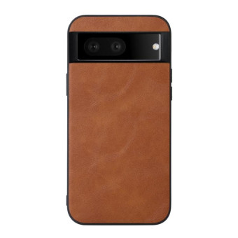 For Google Pixel 7 5G Cowhide Texture PU Phone Case(Brown)