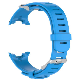 For Sunnto D4 / D4i Novo Diving Watch Silicone Watch Band with Extension Strap(Sky Blue)