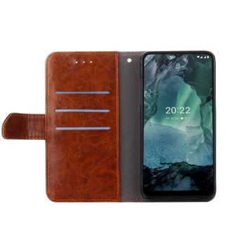 For Sony Xperia Ace III Geometric Stitching Horizontal Flip TPU + PU Leather Phone Case(Red)