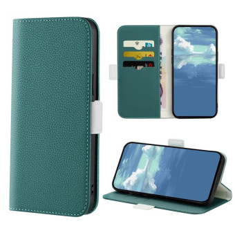 For Nokia G21 Candy Color Litchi Texture Leather Phone Case(Dark Green)