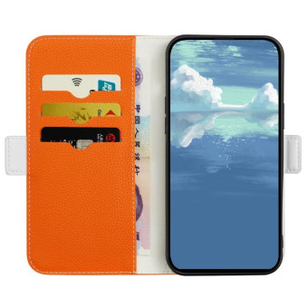 For Nokia G21 Candy Color Litchi Texture Leather Phone Case(Orange)