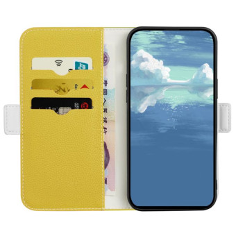 For Nokia G21 Candy Color Litchi Texture Leather Phone Case(Yellow)