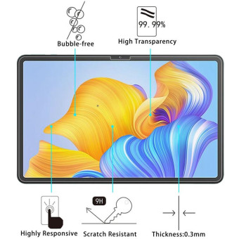 25 PCS 9H 0.3mm Explosion-proof Tempered Glass Film For Honor Pad 8 / Oukitel OT5S