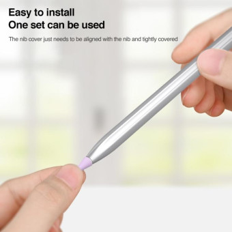 10 in 1 / Set Silicone Nib Cap For Huawei Pencil(Red)
