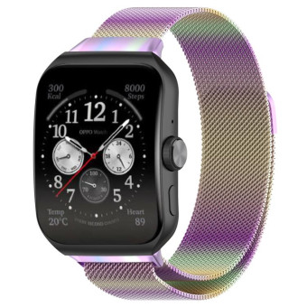 For OPPO Watch 3 Pro Milanese Stainless Steel Metal Watch Band (Colour)
