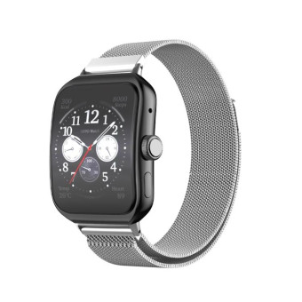 For OPPO Watch 3 Pro Milanese Stainless Steel Metal Watch Band(Silver)