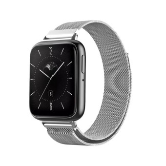 For OPPO Watch 3 Milanese Stainless Steel Metal Watch Band(Silver)