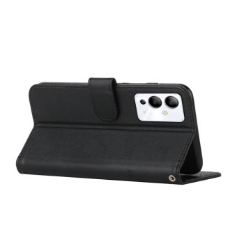 For Infinix Note 12 5G / 12 Pro Stitching Calf Texture Buckle Leather Phone Case(Black)