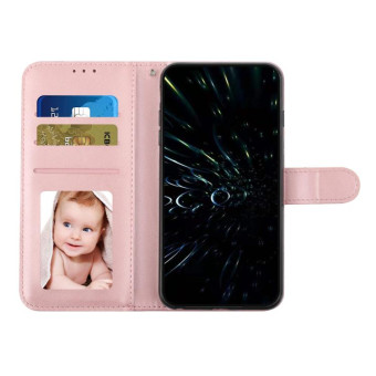 For Infinix Note 12i Stitching Calf Texture Buckle Leather Phone Case(Pink)
