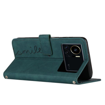 For Infinix Note 12 VIP Skin Feel Heart Pattern Leather Phone Case(Green)