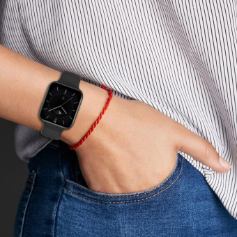 For OPPO Watch 3 Pro Solid Color Soft Silicone Watch Band(Wine Red)