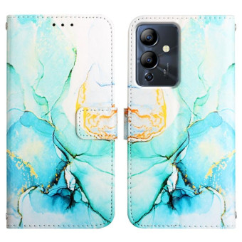 For Infinix Note 12i X6819 PT003 Marble Pattern Flip Leather Phone Case(Green)