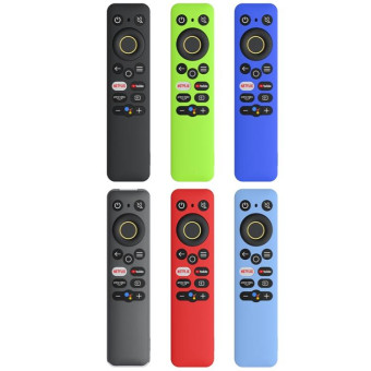 For Realme TV 30 inch / 40 inch Solid Color Silicone Protective Cover(Dark Blue)