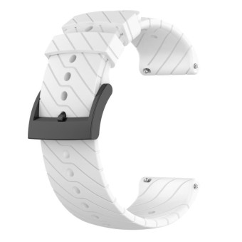 For Suunto 9 Lightning Silicone Watch Band(White)
