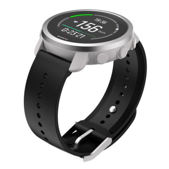 For Suunto 5 Peak Silicone Watch Band(Black)
