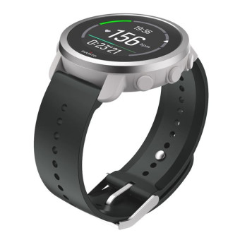 For Suunto 5 Peak Silicone Watch Band(Space Gray)